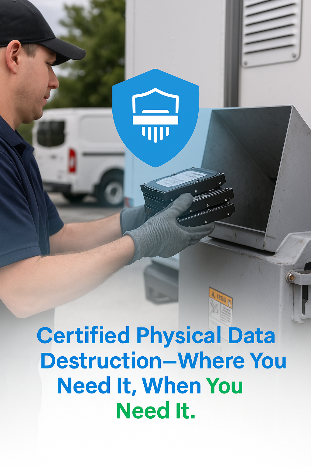 Onsite & Offsite Hard Drive Shredding Services